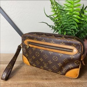Louis Vuitton Marly Dragonne GM Wristlet Clutch